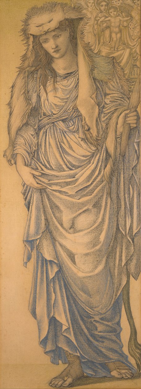 De Tiburtijnse Sibylle door Edward Burne Jones