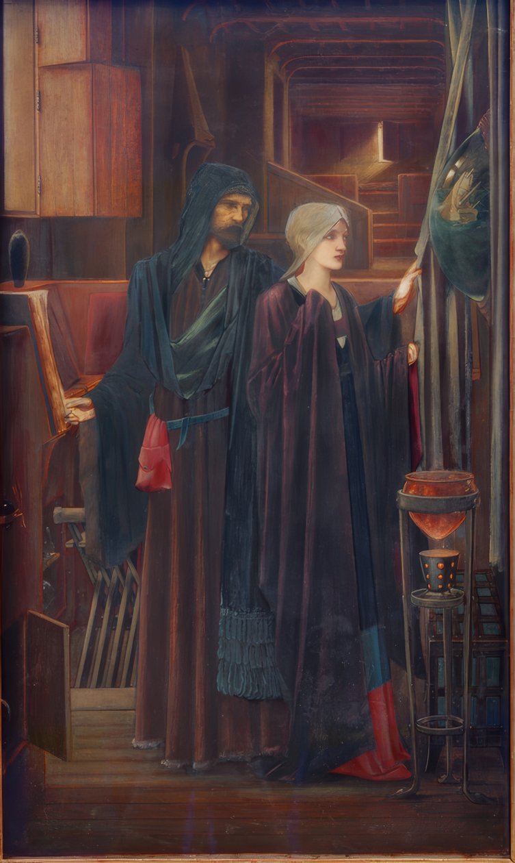 De magiër door Edward Burne Jones