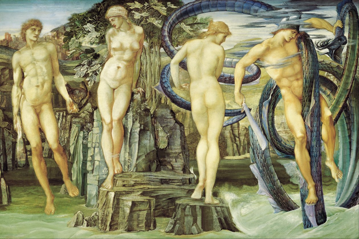 Perseus en Andromeda door Edward Burne Jones