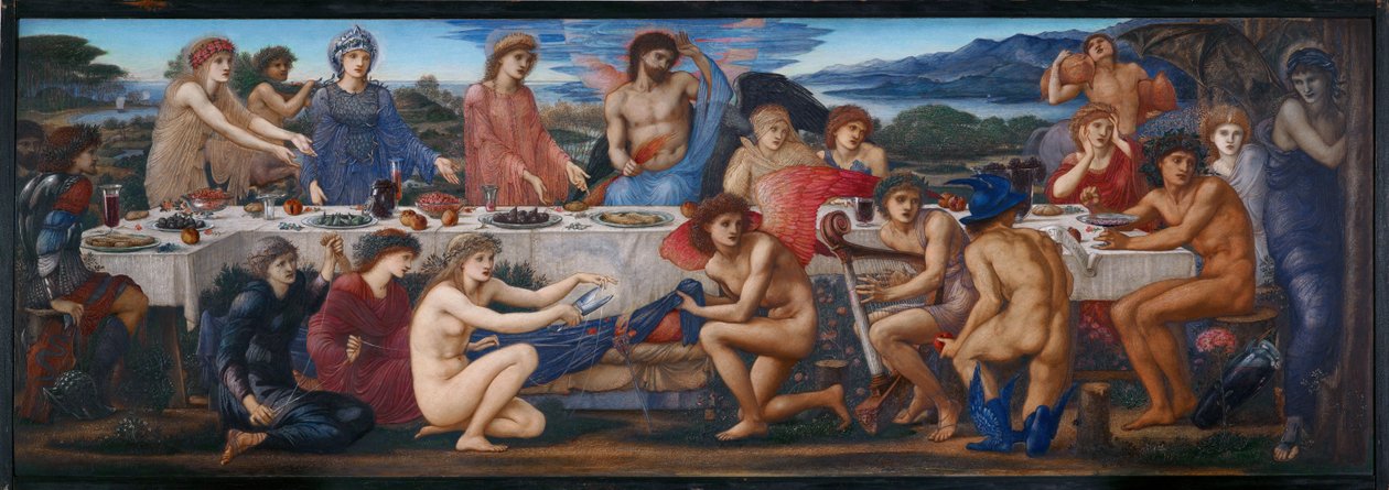 Het feest van Peleus door Edward Burne Jones