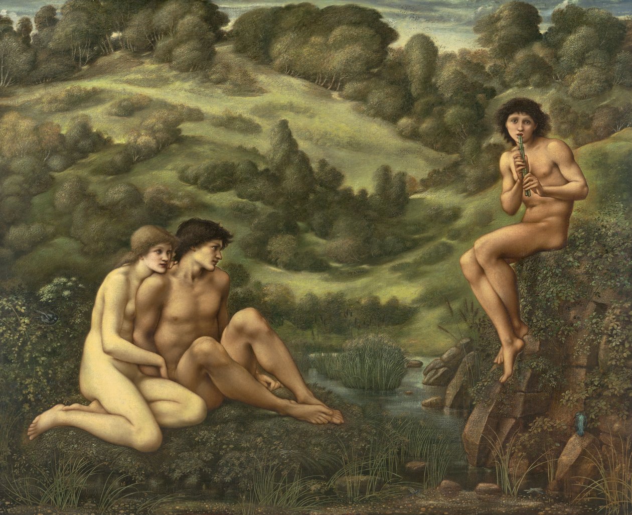 De tuin van Pan door Edward Burne Jones