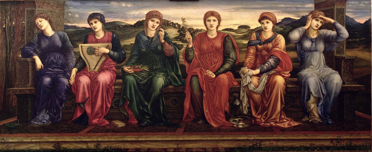 De Uren, 1870-82 door Edward Burne Jones