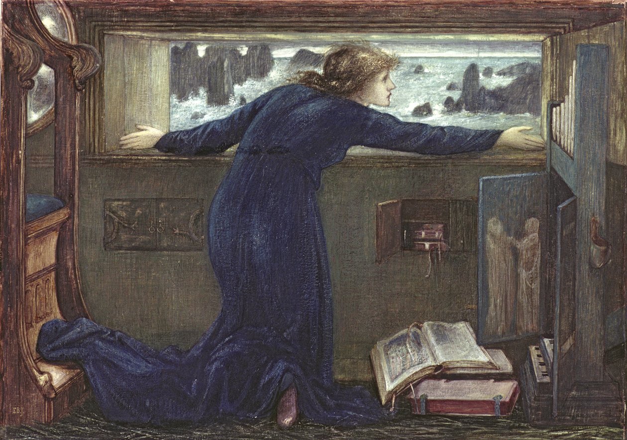 Onbekend schilderij door Edward Burne Jones