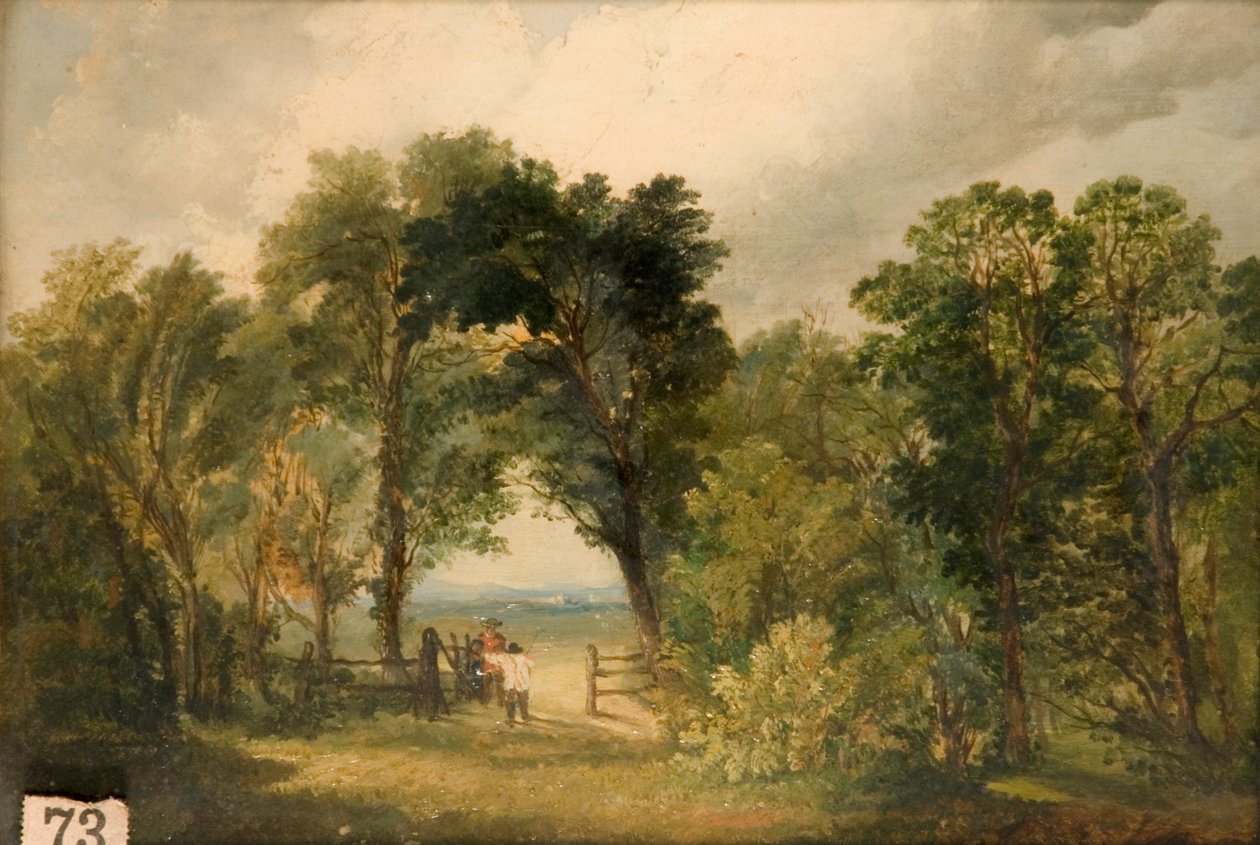 Een Bosrijke Openplek door Edward Calvert