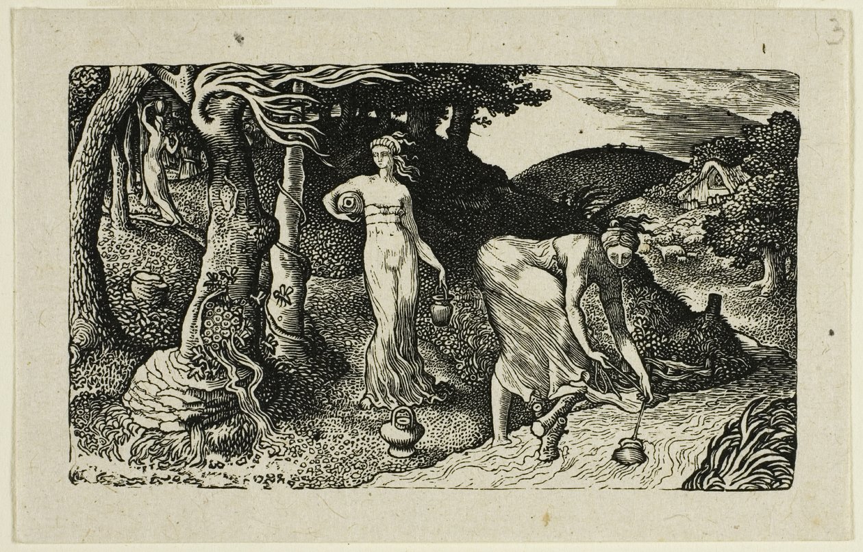 De Beek door Edward Calvert