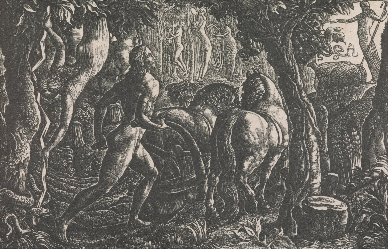 De Ploeger door Edward Calvert