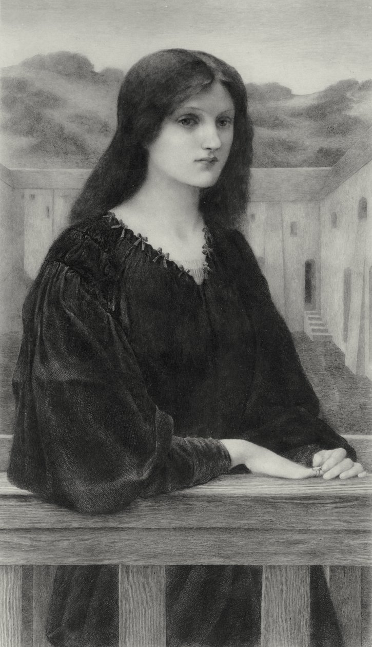 Vespertina Quies door Edward Coley (after) Burne Jones