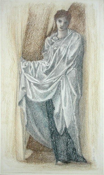 Figurenstudie door Edward Coley Burne Jones