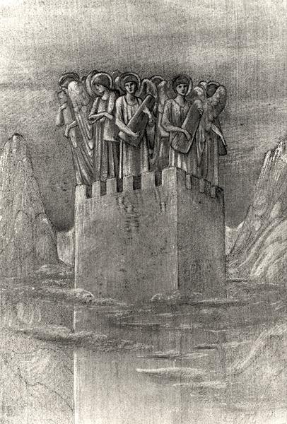 Hynum Gloriae Tuae Canimus door Edward Coley Burne Jones