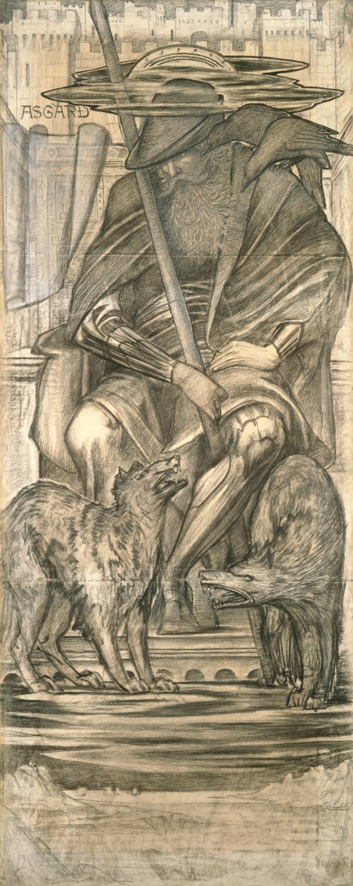 Odin door Edward Burne Jones