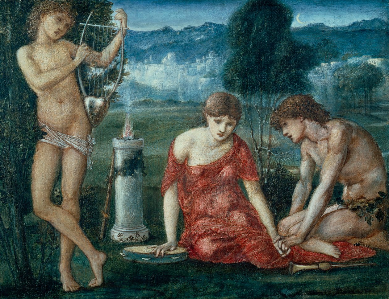 Een Offer aan Hymen door Edward Burne Jones