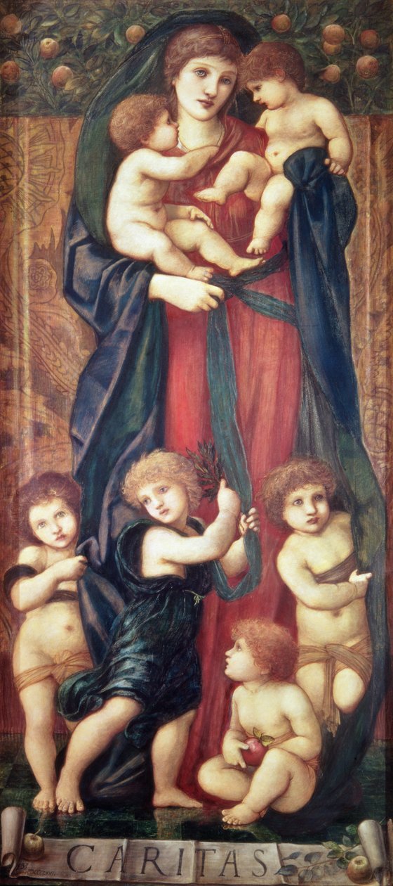 Caritas door Edward Burne Jones