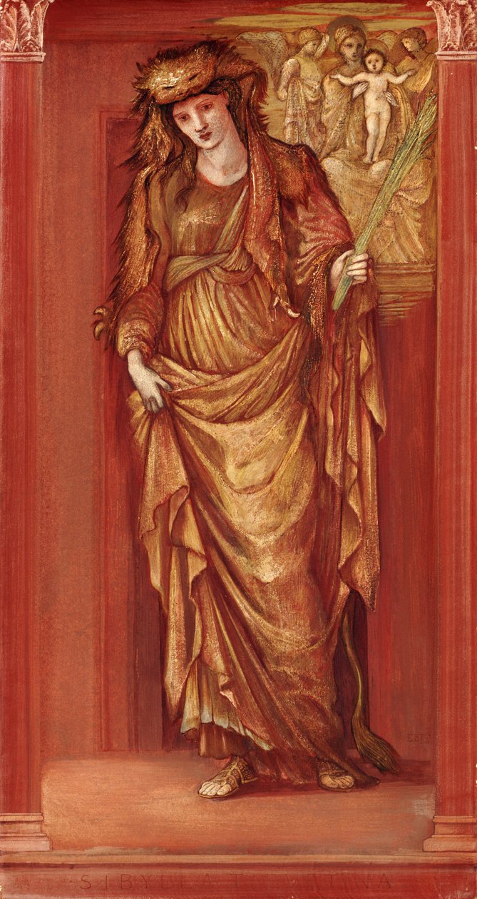 Sibylla Tiburtina, 1877 door Edward Burne Jones