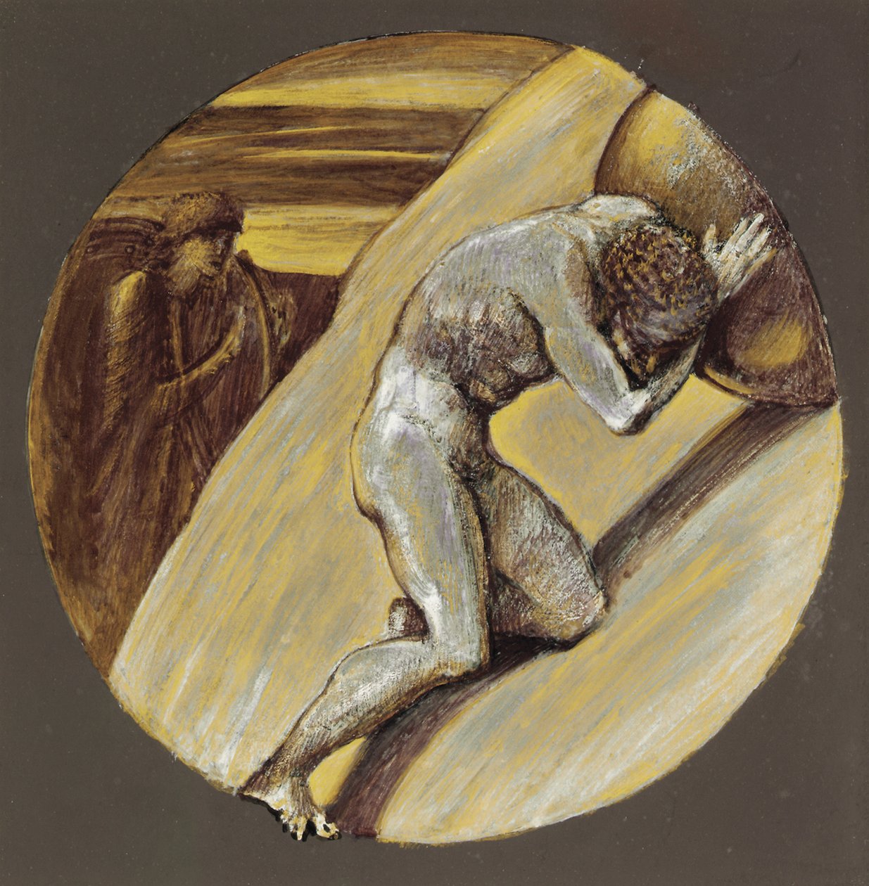 Sisyphus door Edward Burne Jones