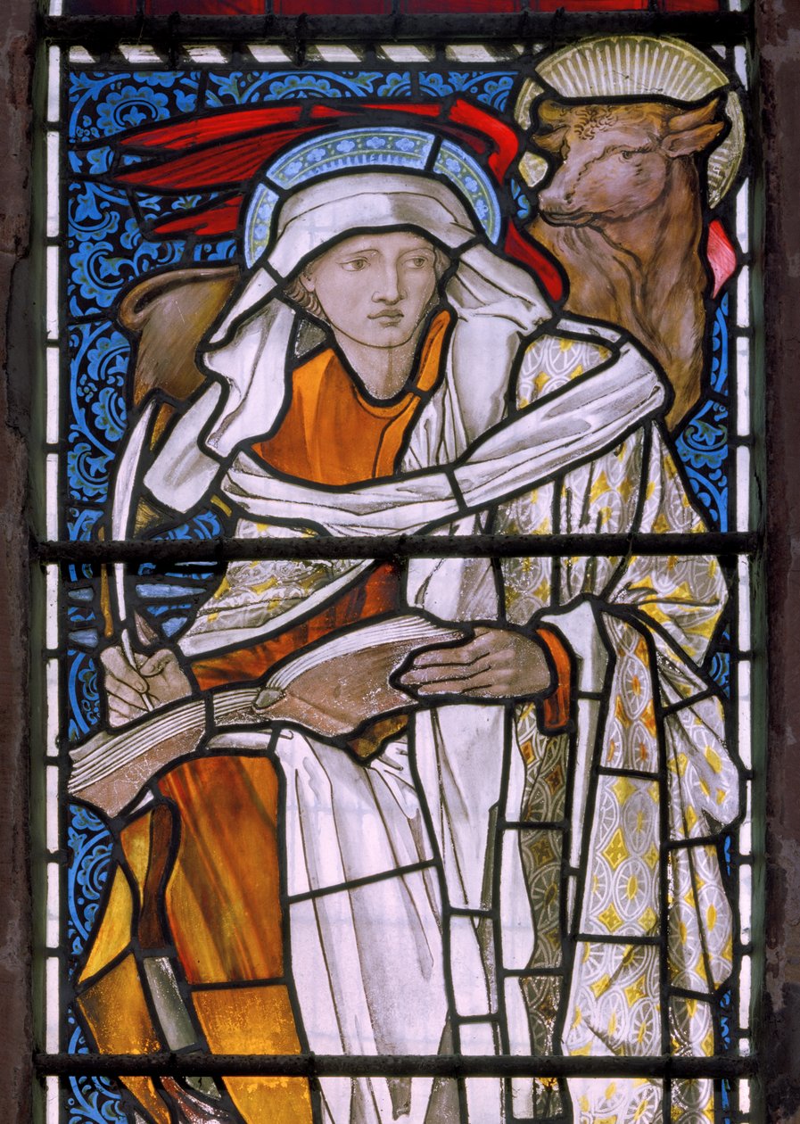St Lucas door Edward Burne Jones