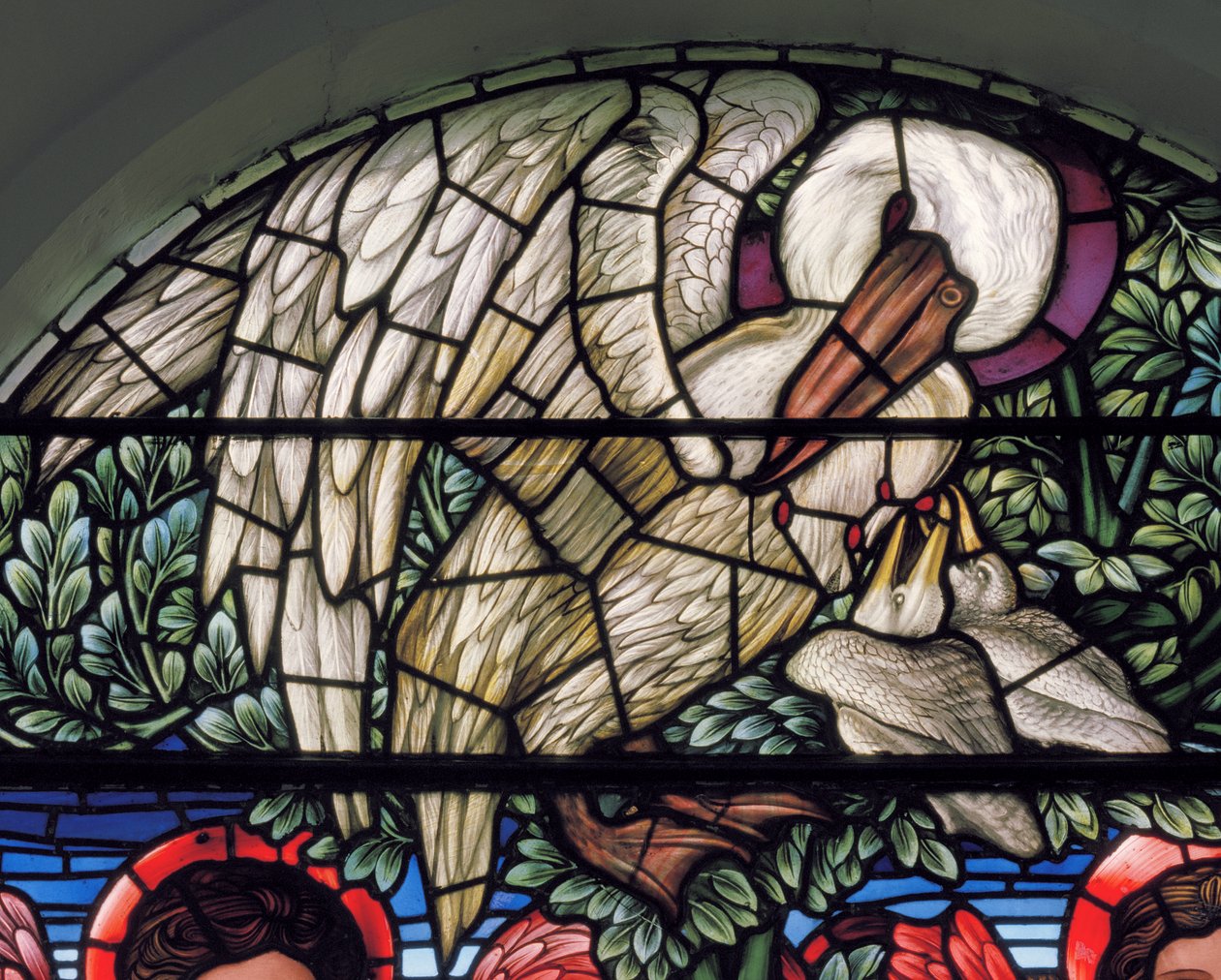 De pelikaan in haar vroomheid door Edward Coley Burne Jones
