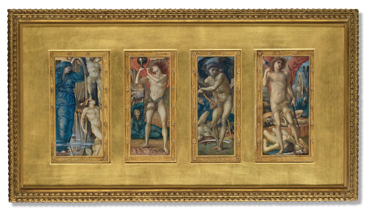 De Triomf van de Liefde door Edward Burne Jones