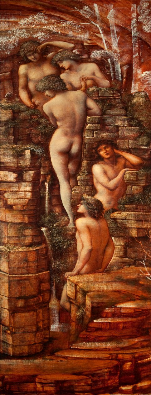 Bosnimfen, 1881-85 door Edward Burne Jones