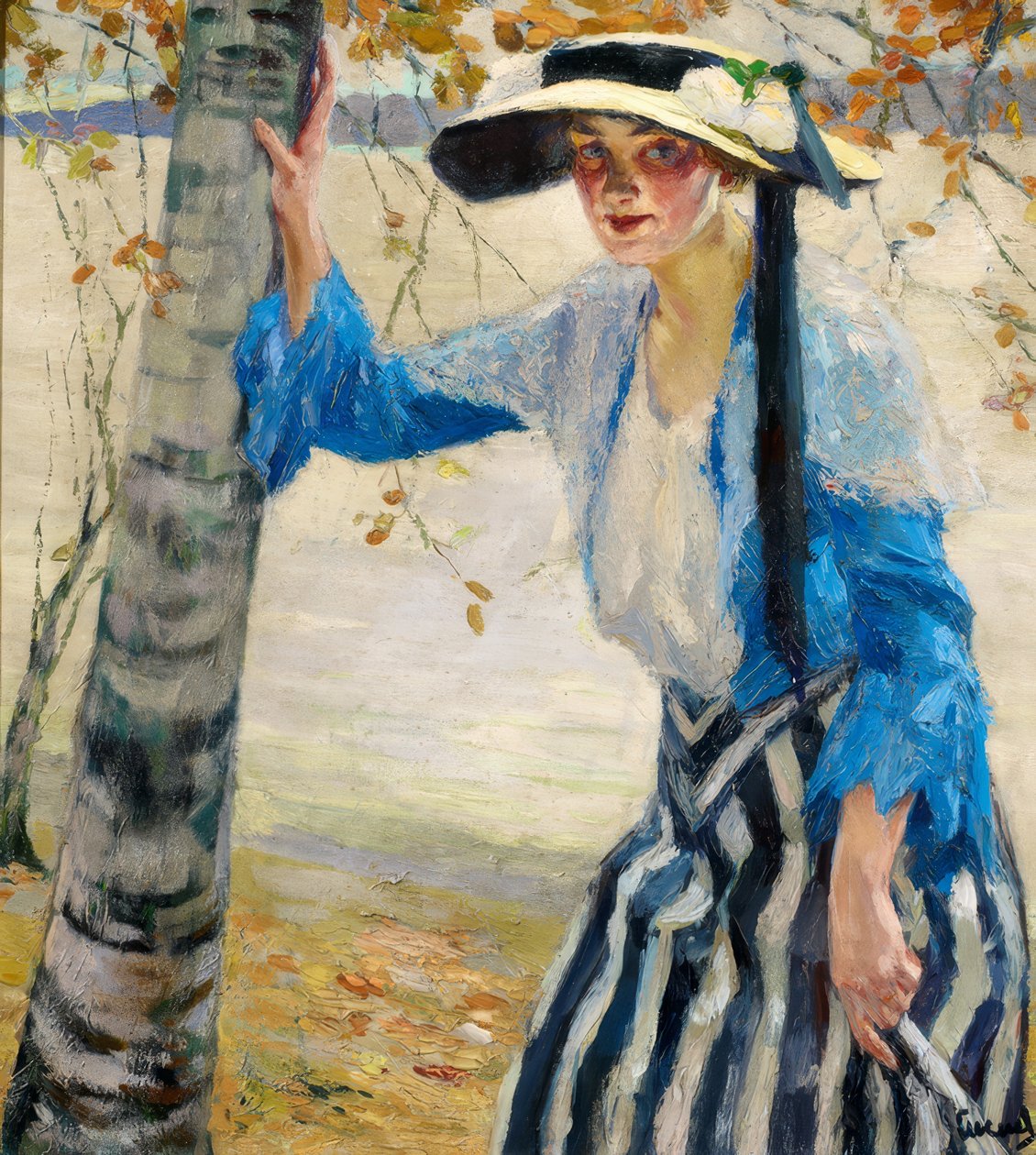"Aan de kust" door Edward Cucuel
