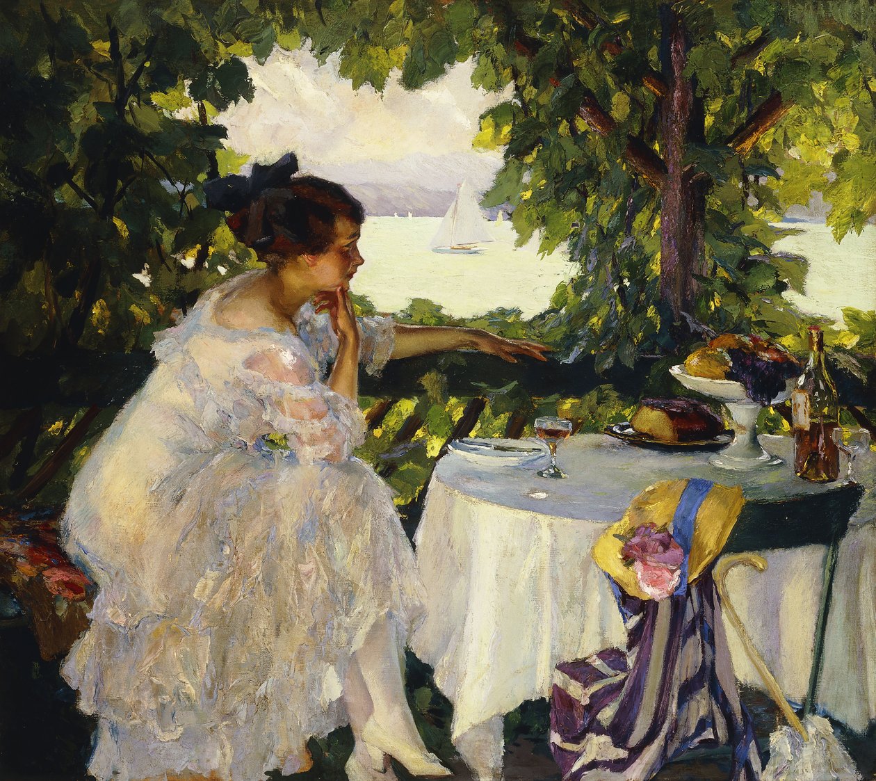 In het prieel door Edward Cucuel