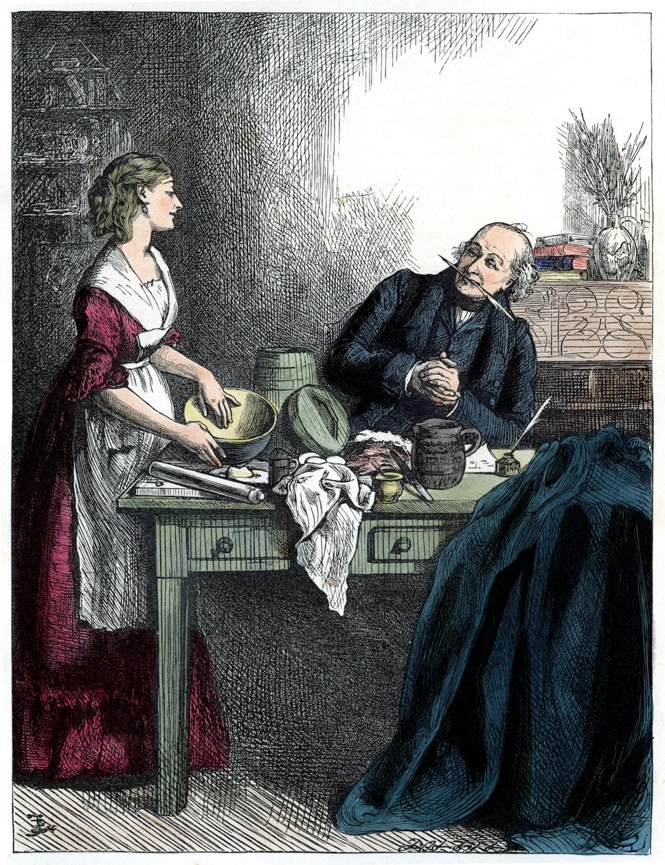 Martin Chuzzlewit door Charles Dickens door Edward Dalziel