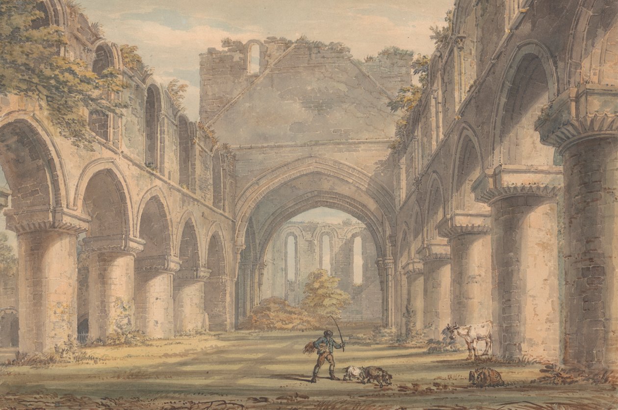 Buildwas Abbey, Shropshire door Edward Dayes