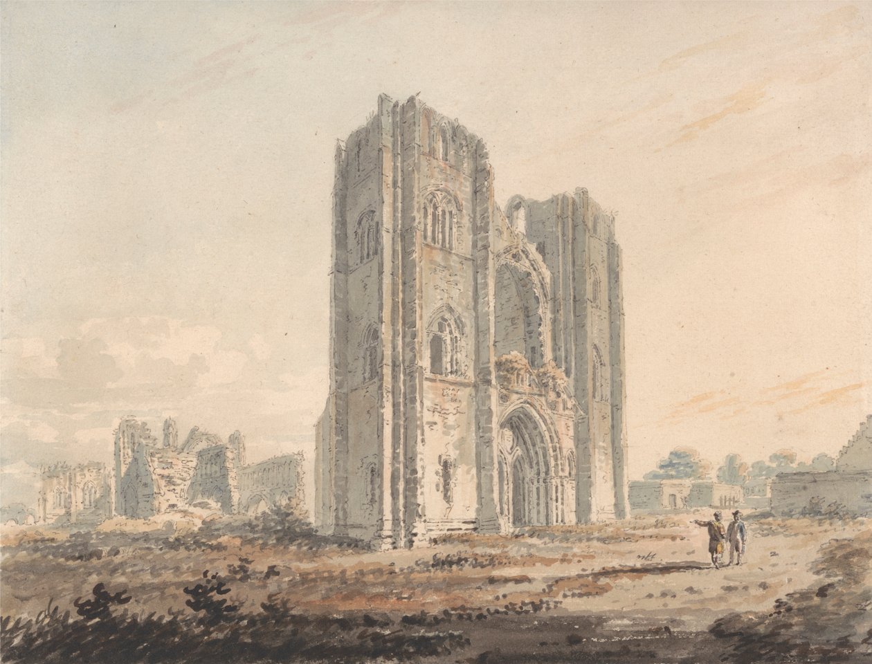 Elgin Cathedral, Moray door Edward Dayes