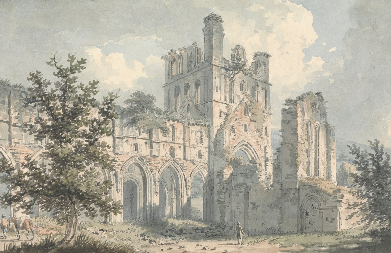 Llanthony Abbey, Monmouthshire door Edward Dayes