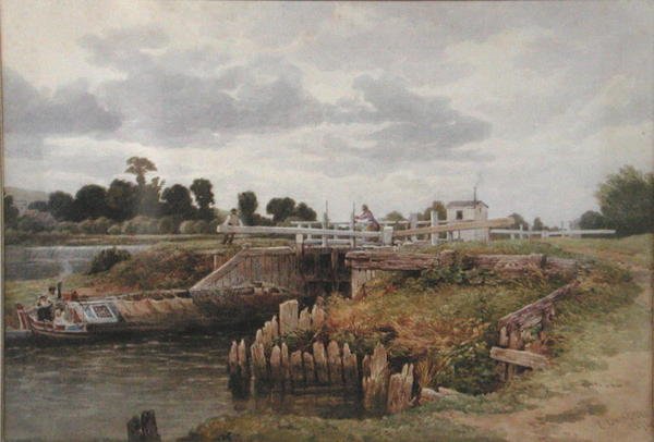 Een Uitzicht op de Theems door Edward Duncan