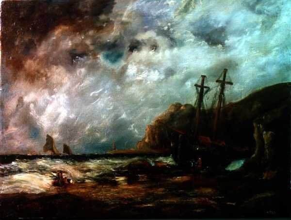 Kustlandschap door Edward Duncan