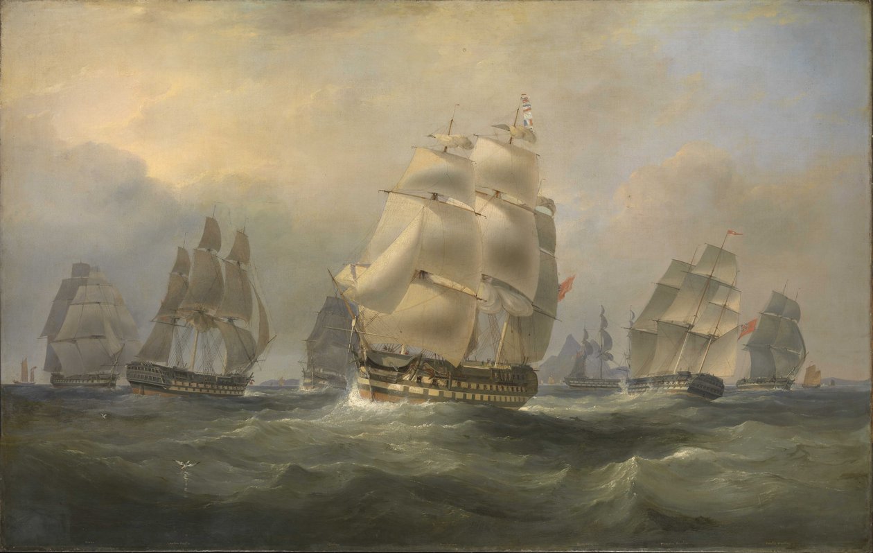 Oost-Indiëvaarders in de Chinese Zeeën door Edward Duncan