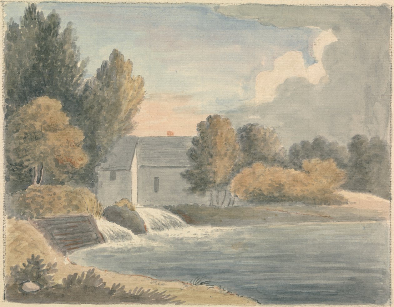 Bathampton Mill door Edward Francis Burney
