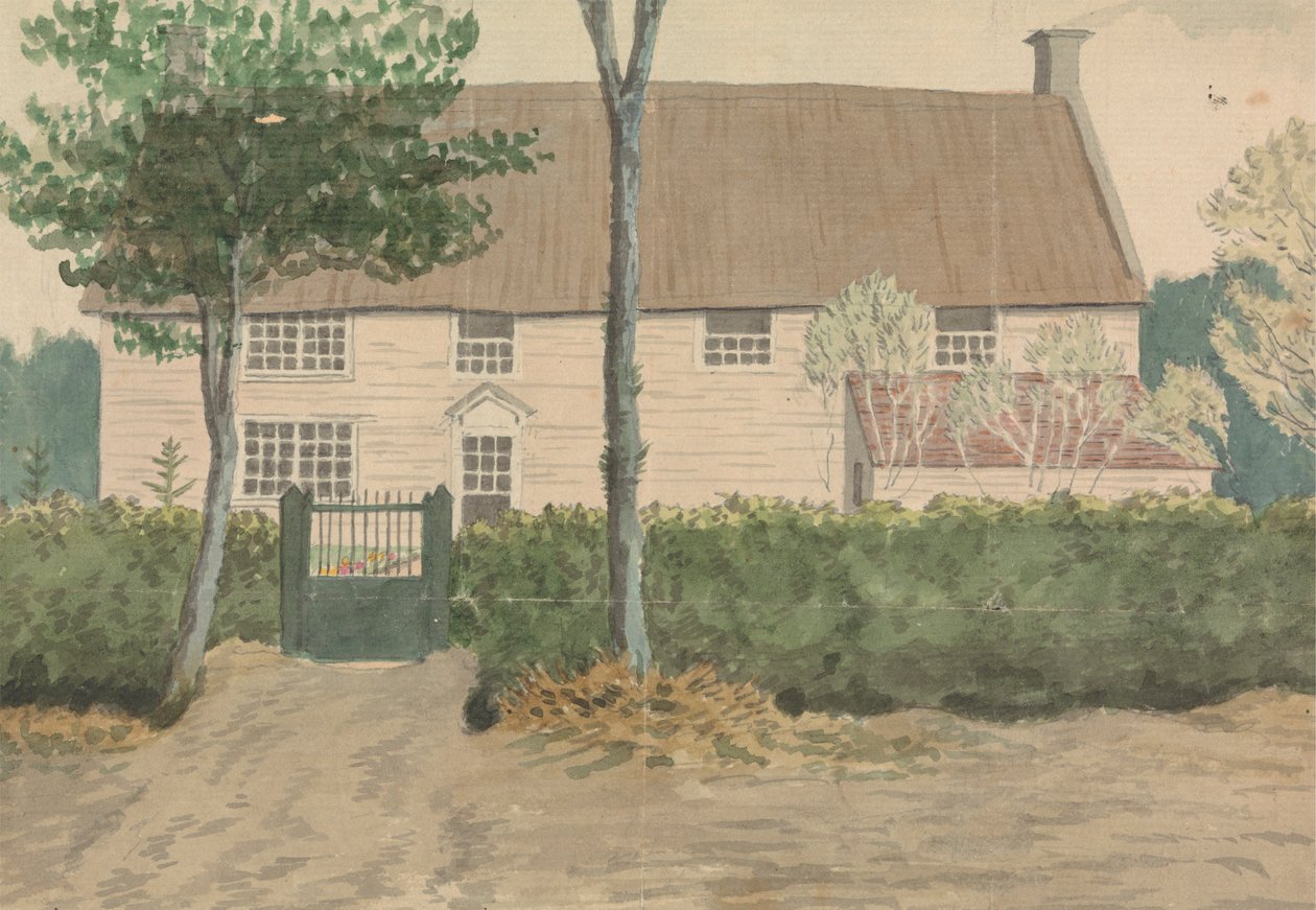 Boerderij door Edward Francis Burney