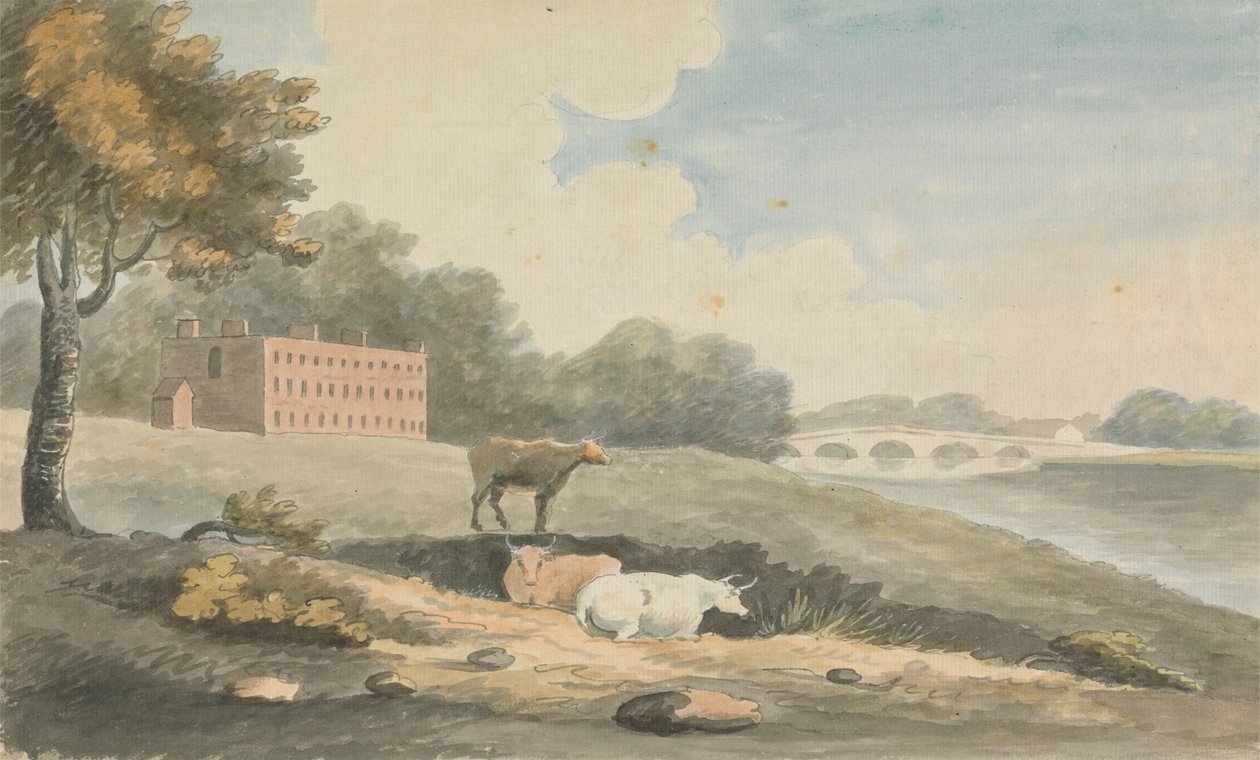 Pastoraal door Edward Francis Burney