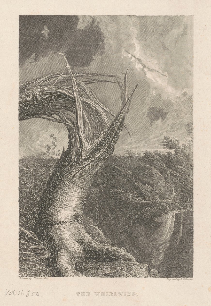 De Wervelwind door Edward Gallaudet, after Thomas Cole
