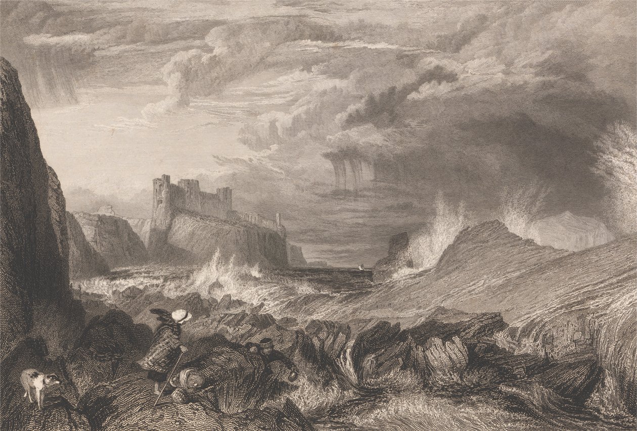 Tantallon Castle door Edward Goodall
