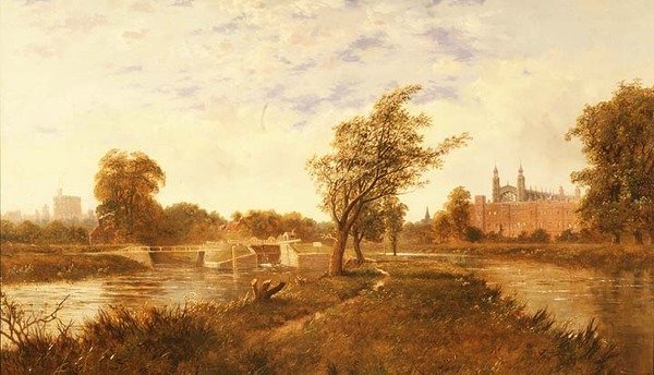 Eton: vanaf de Theems door Edward H. Niemann