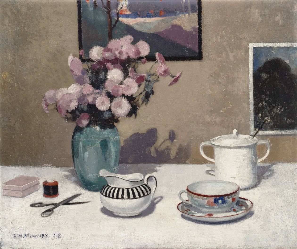 Stilleven door Edward Hartley Mooney