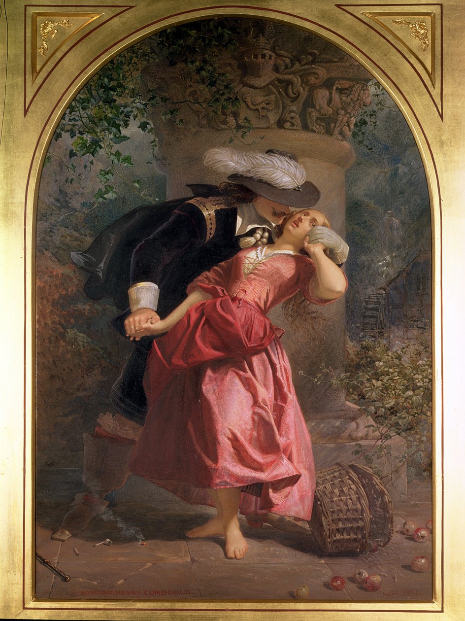 De Verleiding, 1857 door Edward Henry Corbould