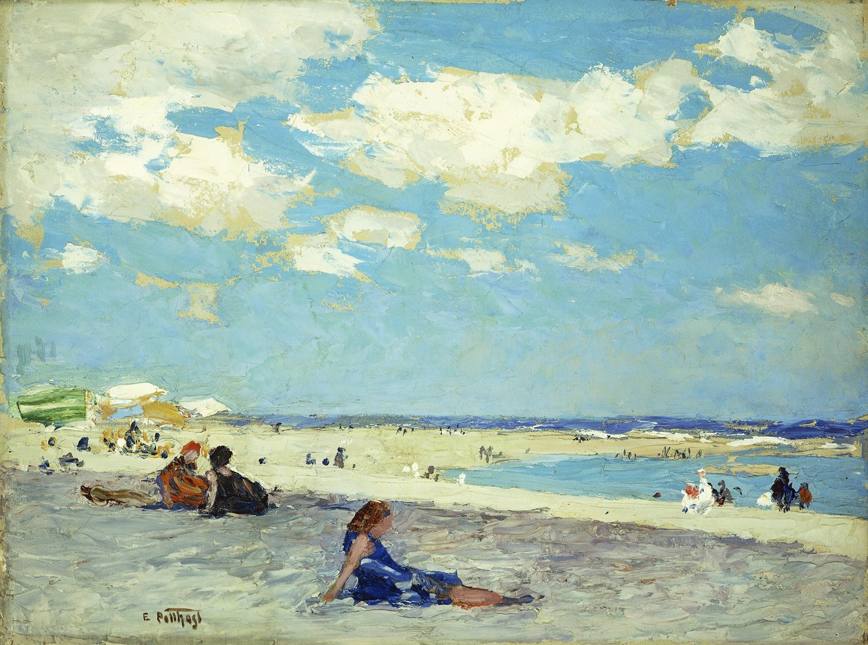 Long Beach door Edward Henry Potthast