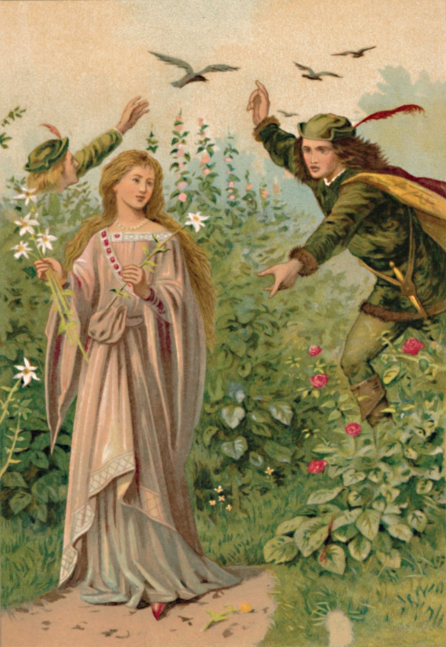 De broers en hun zus, 1901 door Edward Henry Wehnert