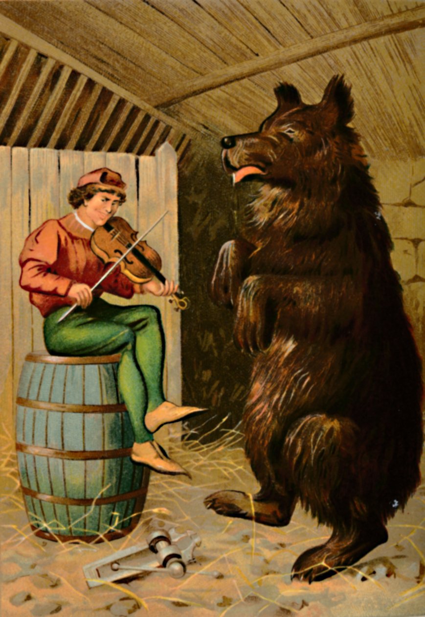 De dansende beer, 1901 door Edward Henry Wehnert
