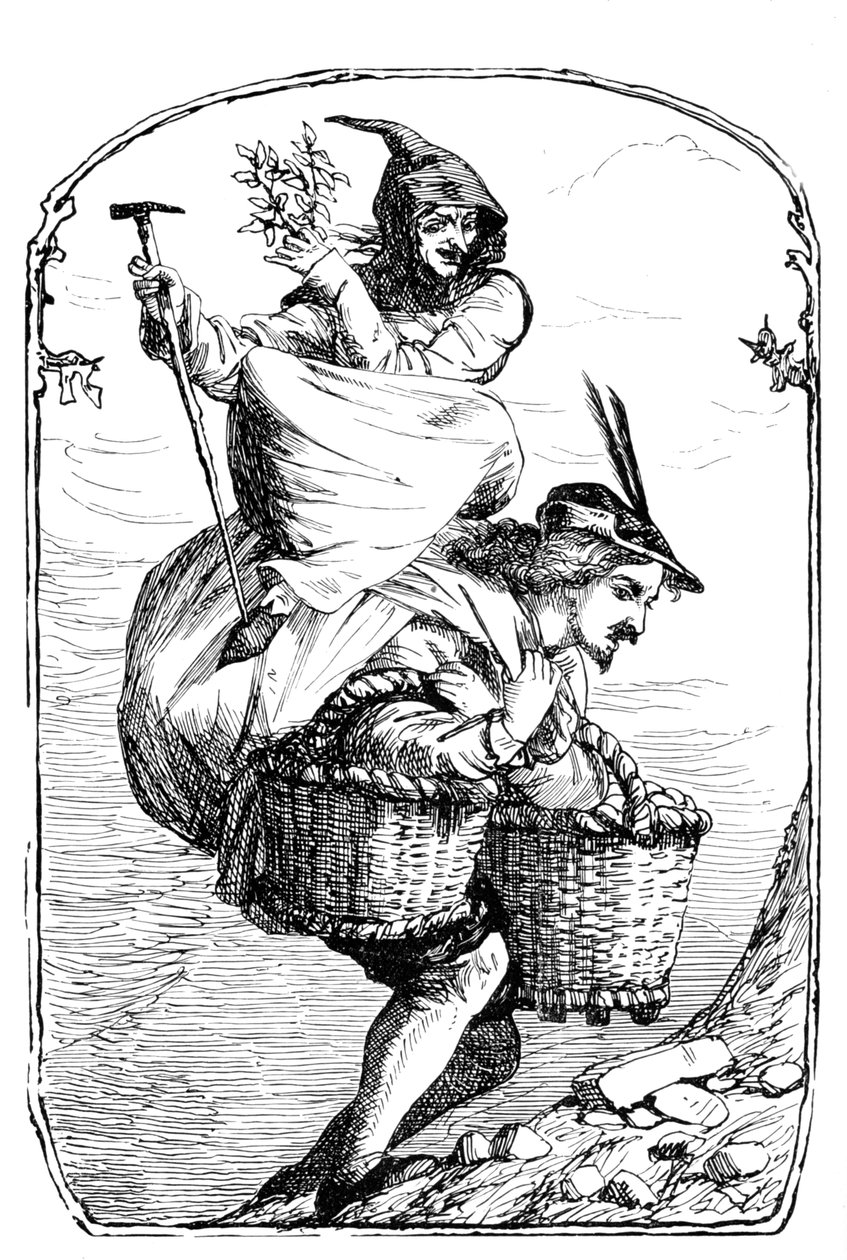Het ganzenmeisje bij de bron, 1901 door Edward Henry Wehnert