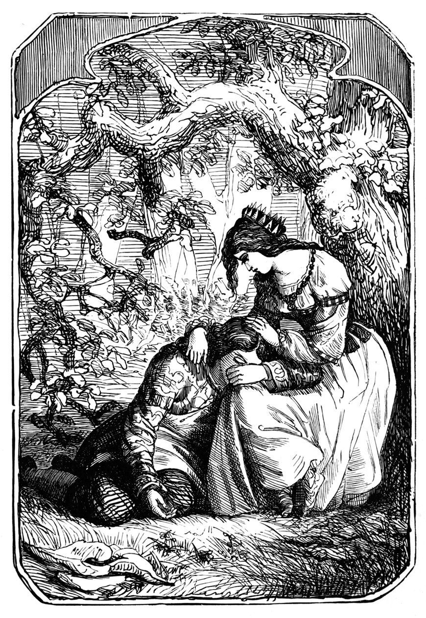 De Twee Koningskinderen, 1901 door Edward Henry Wehnert