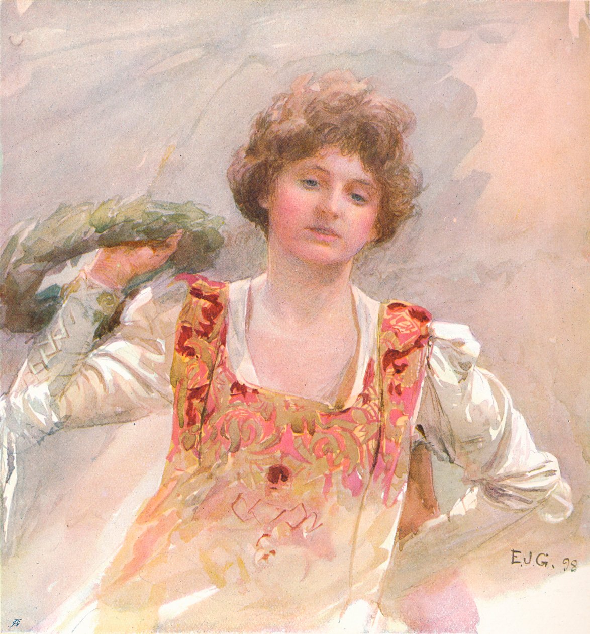 De verjaardag, ca. 1870-1906, 1906 door Edward John Gregory