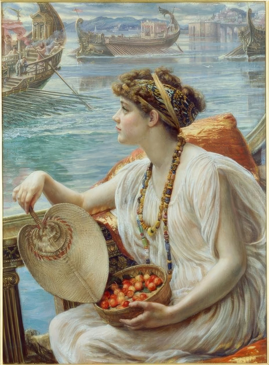 Een Romeinse bootrace door Edward John Poynter
