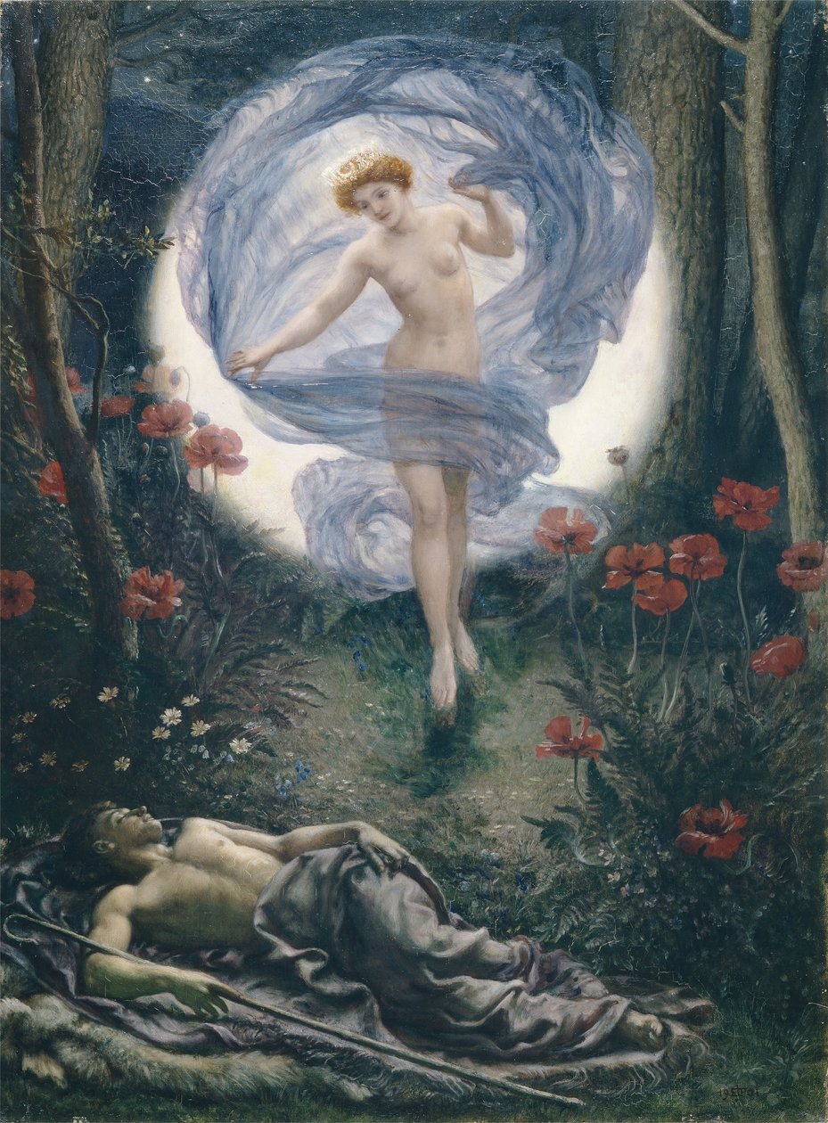Diana en Endymion door Edward John Poynter