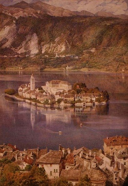 Isola San Giulio, Ortameer door Edward John Poynter