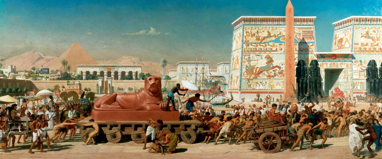 Israël in Egypte, 1867 door Edward John Poynter