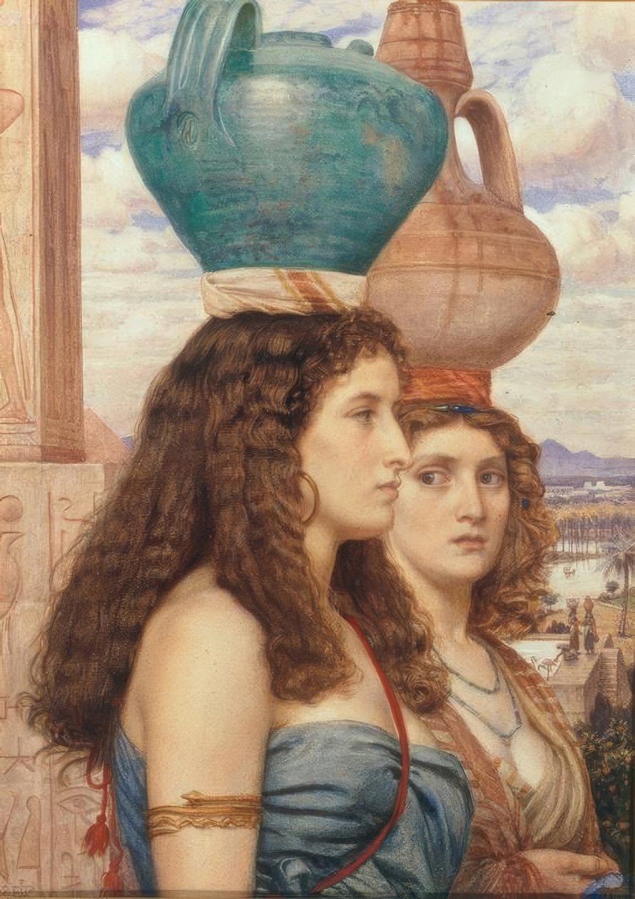 Waterdragers van de Nijl door Edward John Poynter